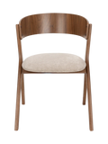 Bresso Esszimmerstuhl Walnuss/Beige, 2er-Set, Ansicht 2