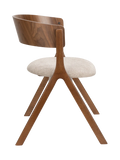 Bresso Esszimmerstuhl Walnuss/Beige, 2er-Set, Ansicht 3