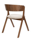 Bresso Esszimmerstuhl Walnuss/Beige, 2er-Set, Ansicht 4