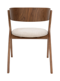 Bresso Esszimmerstuhl Walnuss/Beige, 2er-Set, Ansicht 5