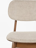 Marais Esszimmerstuhl, 2er-Set in Walnuss/Beige, Detail