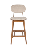 Marais Tresenhocker, 2er-Set in Walnuss/Beige, Ansicht 2