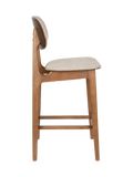 Marais Tresenhocker, 2er-Set in Walnuss/Beige, Ansicht 3