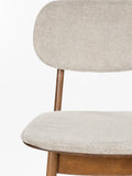 Marais Tresenhocker, 2er-Set in Walnuss/Beige, Detail