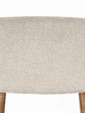 Marais Tresenhocker, 2er-Set in Walnuss/Beige, Detail