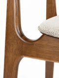 Marais Tresenhocker, 2er-Set in Walnuss/Beige, Detail
