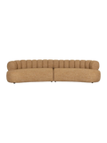 Duvane 4,5-Sitzer Sofa in Braun, Ansicht 1