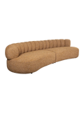 Duvane 4,5-Sitzer Sofa in Braun, Ansicht 2
