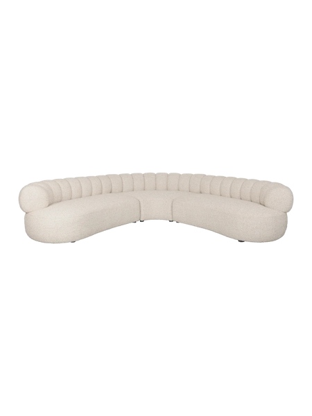 Duvane Ecksofa in Beige, Ansicht 1