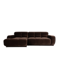 Hazel Ecksofa in Braun, Ansicht 1