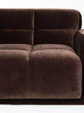 Hazel Ecksofa in Braun, Detail