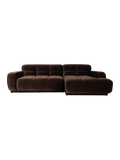 Hazel Ecksofa in Braun, Ansicht 1