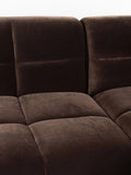 Hazel Ecksofa in Braun, Detail