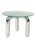 Marly Beistelltisch Glas Chrom, Ansicht 1
