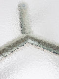 Marly Beistelltisch Glas Chrom, Detail
