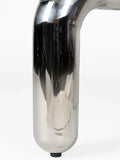 Marly Beistelltisch Glas Chrom, Detail