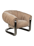 Marly Loungesessel Braun, Ansicht 1