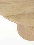 Brison Esstisch Steinoptik Grau Ø 90 cm, Detail