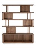 Barbier Bücherregal Walnuss, Ansicht 4