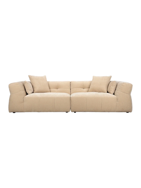 Hodge 4,5-Sitzer Sofa in Beige, Ansicht 1