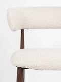 Stanley Esszimmerstuhl Beige/Walnuss, 2er-Set, Detail