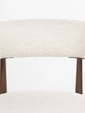Stanley Esszimmerstuhl Beige/Walnuss, 2er-Set, Detail