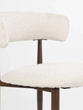 Stanley Esszimmerstuhl Beige/Walnuss, 2er-Set, Detail