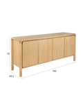 Storm Sideboard Natur, Maßzeichnung