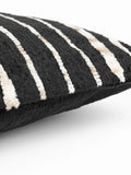 Leaf Kissen in Schwarz, Detail