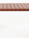 Vondel Gartenbank in Rot, Detail