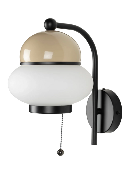Bumble Wandleuchte in Beige, Ansicht 2