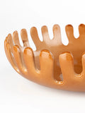 Onda Schalen Cognac, 2er-Set, Detail