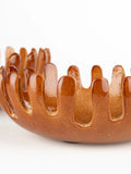 Onda Schalen Cognac, 2er-Set, Detail