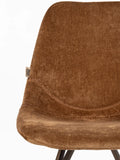 Franky Esszimmerstuhl, 2er-Set in Cognac, Detail