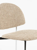Sunrise Esszimmerstuhl, 2er-Set in Silber/Beige, Detail