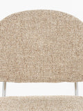 Sunrise Esszimmerstuhl, 2er-Set in Silber/Beige, Detail