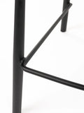 Brit Tresenhocker, 2er-Set in Grau, Detail