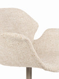 Nikki Armlehnstuhl, 2er-Set in Beige, Detail