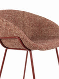 Feston Barhocker, 2er-Set in Terrakotta, Detail