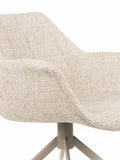 Doulton Armlehnstuhl, 2er-Set in Beige, Detail