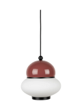 Bumble Pendelleuchte in Rot, Ansicht 1