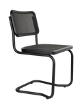 Carree Esszimmerstuhl Schwarz, 2er-Set, Ansicht 1