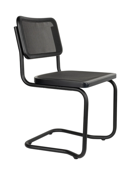 Carree Esszimmerstuhl Schwarz, 2er-Set, Ansicht 1
