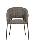 Costa Esszimmerstuhl Esszimmerstuhl Living Nordic dunkelgrau, gunmetal graue Beine
