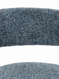Claes Esszimmerstuhl, 2er-Set in Blau, Detail