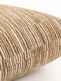 Hudson Kissen in Ocker, Detail