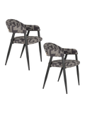 Miyo Armlehnstuhl, 2er-Set in Dunkelbraun, Ansicht 6