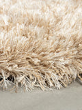 Hairy Teppich rund Beige Ø 200 cm, Detail