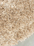 Hairy Teppich rund Beige Ø 200 cm, Detail