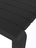 Vondel Gartenmöbel-Set mit Bank in Schwarz, Detail